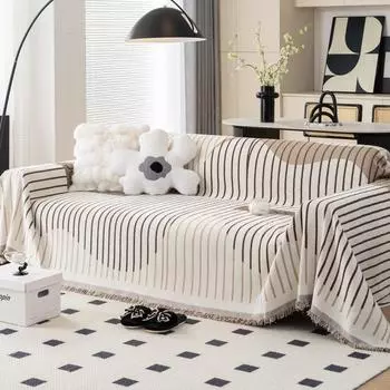 Чехол для дивана из синели, универсальный тканевый чехол для четырех сезонов, универсальный чехол для диванной подушки, нескользящий чехол, одеяло с защитой от царапин 180*130cm