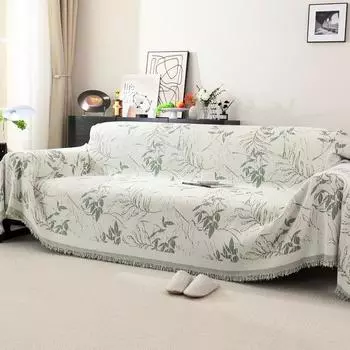 Чехол для дивана из синели, универсальный тканевый чехол для четырех сезонов, универсальный чехол для диванной подушки, нескользящий чехол, одеяло с защитой от царапин 180*130cm