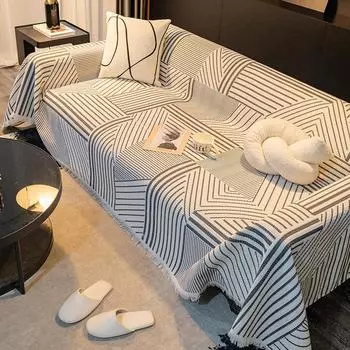 Чехол для дивана из синели, универсальный чехол для дивана, универсальный пылезащитный четырехсезонный универсальный диван, подушка, одеяло для дивана 180*130cm