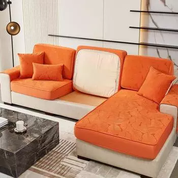 Чехол для дивана из синели, универсальный чехол Four Seasons, простой нескользящий чехол для сиденья дивана, чехол для дивана 60*60cm