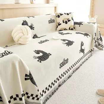 Чехол для дивана из синели, универсальный тканевый чехол для четырех сезонов, универсальный чехол для диванной подушки, нескользящий чехол, не царапающий одеяло 180*130cm