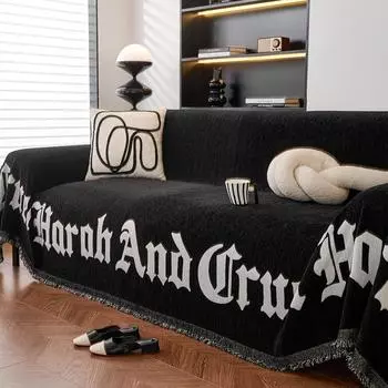 Чехол для дивана из синели, универсальный чехол, высококачественный универсальный чехол для дивана Four Seasons, полотенце, комплексная нескользящая цельная подушка для дивана 180*130cm