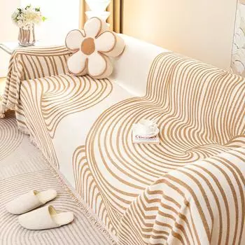 Чехол для дивана из синели высокой плотности, тканевый чехол для полотенца, полный чехол для дивана, универсальный универсальный набор для всех сезонов. 180*130