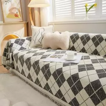 Чехол для дивана из ткани High-end Chenille Ins Style, полное покрытие для дивана, полотенце, простой современный, всесезонный, универсальный чехол для дивана 180*130cm