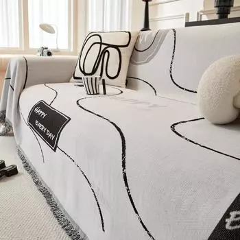 Чехол для дивана из ткани шенилл Four Seasons Universal Sofa Cover Towel Full Cover Fabric Dustproof Sofa Cushion Sofa Slipcover 180*130cm