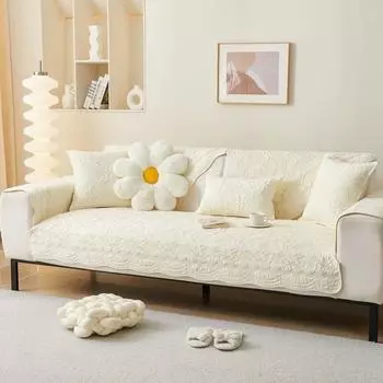 Чехол для дивана из жаккарда, нескользящий, универсальный, коврик для диванной подушки, современный, простой, чехол для диванного полотенца для гостиной, вышитые подушки A 70x70