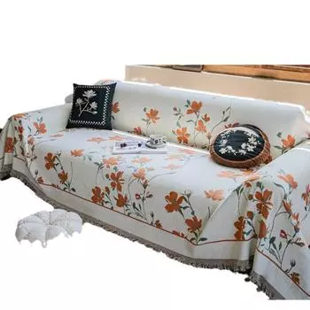 Чехол для дивана из жаккардовой шенилловой ткани, новый всесезонный универсальный противоскользящий и устойчивый к царапинам чехол для дивана, полный чехол 180*130cm