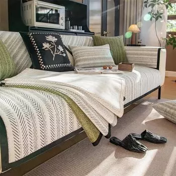 Чехол для дивана из жаккардовой шенилловой ткани Arrow Head, полотенце для дивана Four Seasons для гостиной, универсальная защита для мебели 70*70cm
