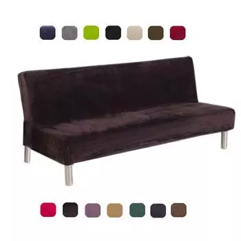 Чехол для дивана-кровати из натуральной кожи: Универсальный дизайн без рукавов для зимнего тепла Small: Length 160-190cm, Width 90-100cm, 0.6kg