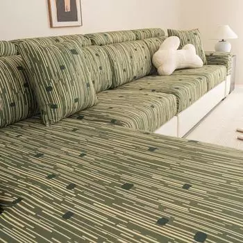 Чехол для дивана-кровати с эластичной нескользящей основой для детей, защита для домашних животных, украшение для гостиной и офиса Backrest Cover S