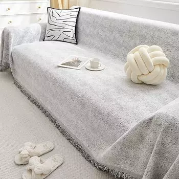 Чехол для дивана на все сезоны в гостиную из шенилла премиум-класса с двухсторонним покрытием, устойчивым к царапинам у кошек 180X130