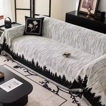 Чехол для дивана Nordic Simple, нескользящий, устойчивый к пятнам, высококачественный чехол для дивана, универсальный чехол для дивана с защитой от когтей кошек на все сезоны 180*130cm