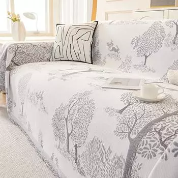 Чехол для дивана, новый чехол для дивана в пасторальном стиле на все времена года, подушка для дивана, полотенце для дивана с защитой от кошачьих царапин 180*130cm