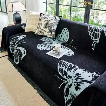 Чехол для дивана, одеяло, многофункциональный диван, кресло, гобелен, нескользящая ткань, диванная подушка, декоративный чехол от пыли, защитное покрытие для мебели 180x130