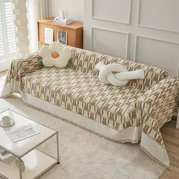 Чехол для дивана, одеяло на все времена года, все включено, полотенце для дивана, чехол из шенилла для гостиной, полотенце с защитой от царапин от кошек 180x130