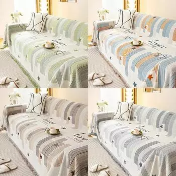 Чехол для дивана, одеяло на все времена года, все включено, полотенце для дивана, чехол из шенилла для гостиной, чехол для дивана с защитой от царапин от кошек 180x130cm