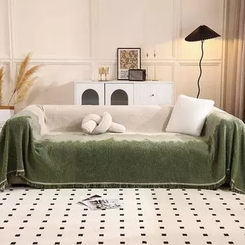 Чехол для дивана, одеяло на все времена, все включено, полотенце для дивана, чехол из шенилла для гостиной, чехол для дивана с защитой от царапин от кошек 180x130cm