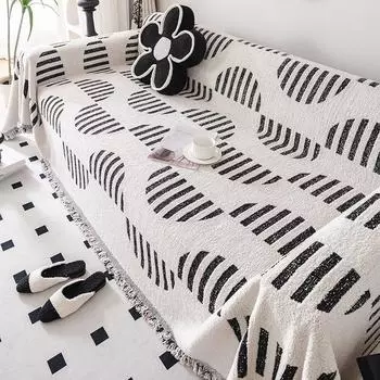 Чехол для дивана, осенне-зимнее плюшевое полотенце для дивана, бархатный чехол для дивана, универсальный чехол для дивана, полностью покрытый 90*90