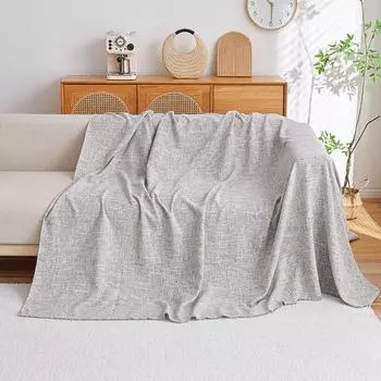 Чехол для дивана, подушка для дивана, универсальный для всех сезонов, высококачественный новый стиль, бамбуковый лен, полный чехол, универсальное покрывало, одеяло 180*130cm