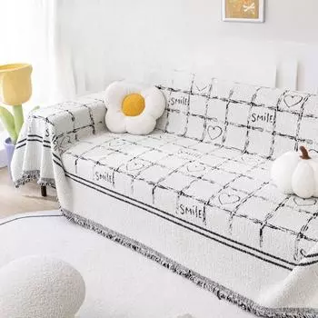 Чехол для дивана-полотенца, тканевый чехол для дивана, универсальная подушка, полностью покрытая всесезонное универсальное утолщенное одеяло для дивана 180*130cm