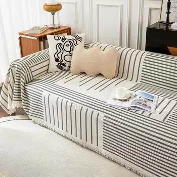 Чехол для дивана, полотенце, чехол для дивана в скандинавском стиле, полотенце, универсальный универсальный чехол для дивана, универсальный коврик на четыре сезона 180*130cm