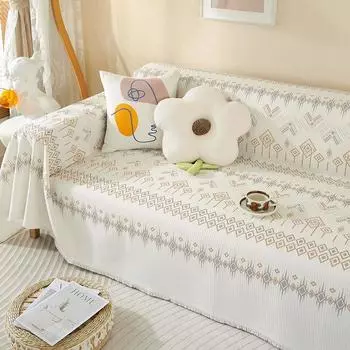 Чехол для дивана Полотенце Ins Fresh Чехол для дивана Полотенце All-Inclusive Универсальный чехол для дивана Four Seasons Универсальная подушка для дивана 130*180cm