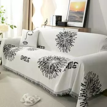 Чехол для дивана Полотенце Мягкая подушка для дивана Осенне-зимний противоцарапающий все включено Универсальный чехол Чехол Нескользящие коврики для сидений 180*130cm