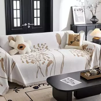 Чехол для дивана Полотенце Nordic Instagram Style All-Inclusive Полный Чехол для дивана Four Seasons Универсальный Нескользящий Универсальный Чехол для дивана 180*130cm