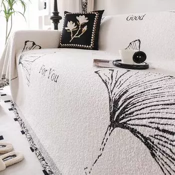 Чехол для дивана, полотенце, полностью покрытый, универсальные подушки для сидений дивана Four Seasons, нескользящий кожаный чехол для дивана в скандинавском стиле 180*130cm