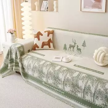 Чехол для дивана, полотенце, стильный чехол для дивана из синели, ткань, все включено, четыре сезона, универсальный чехол для дивана, не царапающий подушку 180*130