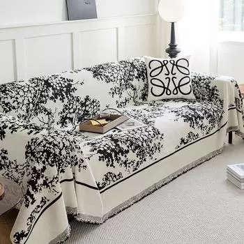 Чехол для дивана, полотенце, универсальная подушка для четырех сезонов, защита от кошачьих лап, высококачественный нескользящий чехол для дивана в скандинавском стиле, полностью покрытый 180*130cm