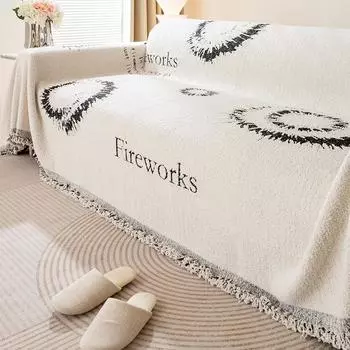 Чехол для дивана премиум-класса, ткань из синели, полотенце для дивана, чехол для дивана с защитой от кошачьих царапин, универсальный чехол для дивана на четыре сезона, одеяло 180*130cm