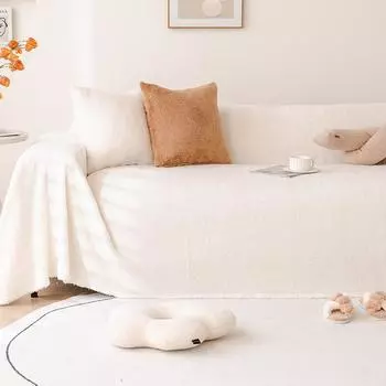 Чехол для дивана, простая и высококачественная зимняя плюшевая подушка, всеобъемлющий чехол для дивана, полотенце для дивана в гостиной, можно накрыть 180*130cm