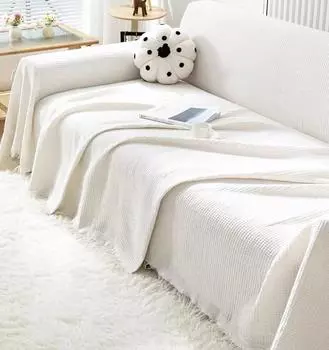 Чехол для дивана, пылезащитный чехол для диванной подушки, защитный чехол от царапин от кошек, чехол для дивана с вафельным узором 90x90