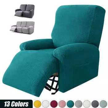 Чехол для дивана-реклайнера, эластичный чехол для кресла, чехлы для диванов для гостиной, чехол для кресла-кровати для ленивого мальчика, для домашнего отеля с 1/2/3/4 1 Seater