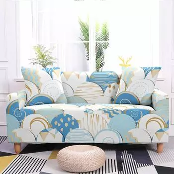 Чехол для дивана с геометрическим рисунком, угловые чехлы для диванов, эластичный чехол для дивана для гостиной, кресло, двухместный диван, чехол для дивана 90x140cm