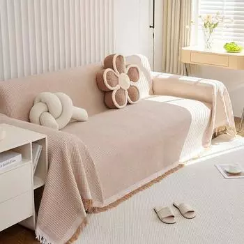 Чехол для дивана с геометрическим узором для домашних животных, собак, кошек, чехол для дивана из синели, коврик для дивана, полотенце, противоскользящий защитный чехол для дивана, одеяло, ковер 180x130cm