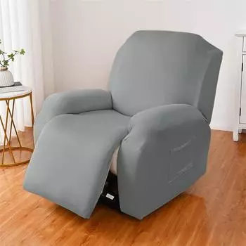 Чехол для дивана с откидной спинкой на 1, 2, 3 места, эластичные чехлы для кресел из спандекса, чехлы на стулья для ленивых мальчиков для гостиной, моющиеся чехлы для диванов 1 Seater