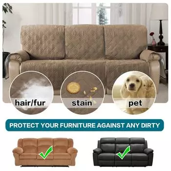 Чехол для дивана с откидной спинкой на 1, 2, 3 места, водонепроницаемый чехол для дивана для домашних животных, собак, детский коврик, чехлы для диванов, чехлы для отдыха, чехлы для диванов, полотенца, чехлы для кресел