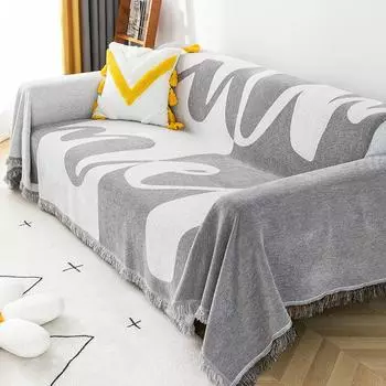 Чехол для дивана с полосатым геометрическим узором, диван, покрывало, чехол для 3-местного дивана в гостиную, защитное покрытие для мебели на все времена года 180x130