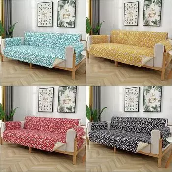 Чехол для дивана с принтом листьев, собака, детский коврик, диванная подушка, коврик для гостиной, съемный чехол для дивана, защита для домашней мебели 1PC Pillow Cover