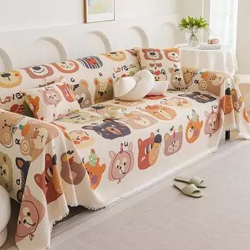 Чехол для дивана с рисунком, чехол для дивана, чехол для дивана «все включено», пылезащитный чехол, универсальная подушка для дивана, четыре сезона 180-130
