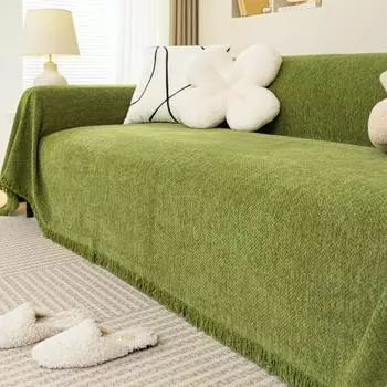 Чехол для дивана с рисунком в елочку Four Seasons, универсальный, простой, современный, устойчивый к царапинам чехол для дивана, все включено, универсальный чехол, однотонный чехол, полотенце 180*130cm