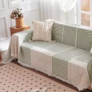 Чехол для дивана с вафельным принтом, не царапающий ткань, чехол для дивана, полотенце для дивана, универсальный чехол для дивана Four Seasons, полотенце 130*180cm