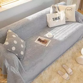 Чехол для дивана с защитой от царапин, полотенце, зимний плюшевый чехол для дивана, полное покрытие, одеяло для дивана, подушка с полным покрытием 180*130cm