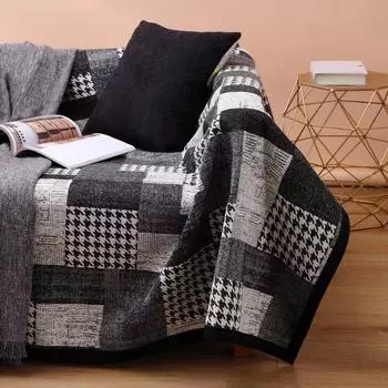 Чехол для дивана с защитой от царапин, подушка, универсальное универсальное полотенце, высокая плотность, полотенце для дивана, ткань с полным покрытием 90-90cm