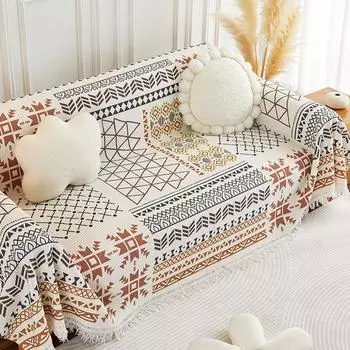 Чехол для дивана с защитой от царапин от кошек, новый универсальный хлопковый чехол для дивана на все четыре сезона, подушка, одеяло 180*130cm