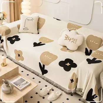 Чехол для дивана с защитой от царапин, полотенце, стиль Ins, универсальный универсальный универсальный нескользящий чехол для дивана «все включено», универсальный пылезащитный чехол 180*130