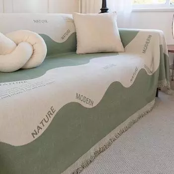 Чехол для дивана с защитой от царапин, ткань, универсальный универсальный чехол, подушка для дивана, универсальный чехол для дивана Four Seasons, полное покрытие, полотенце 180*130cm чёрный