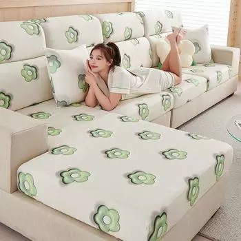Чехол для дивана с защитой от кошачьих царапин, новый четырехсезонный универсальный чехол для дивана, подушка для сиденья, задняя крышка, утолщенная ткань S